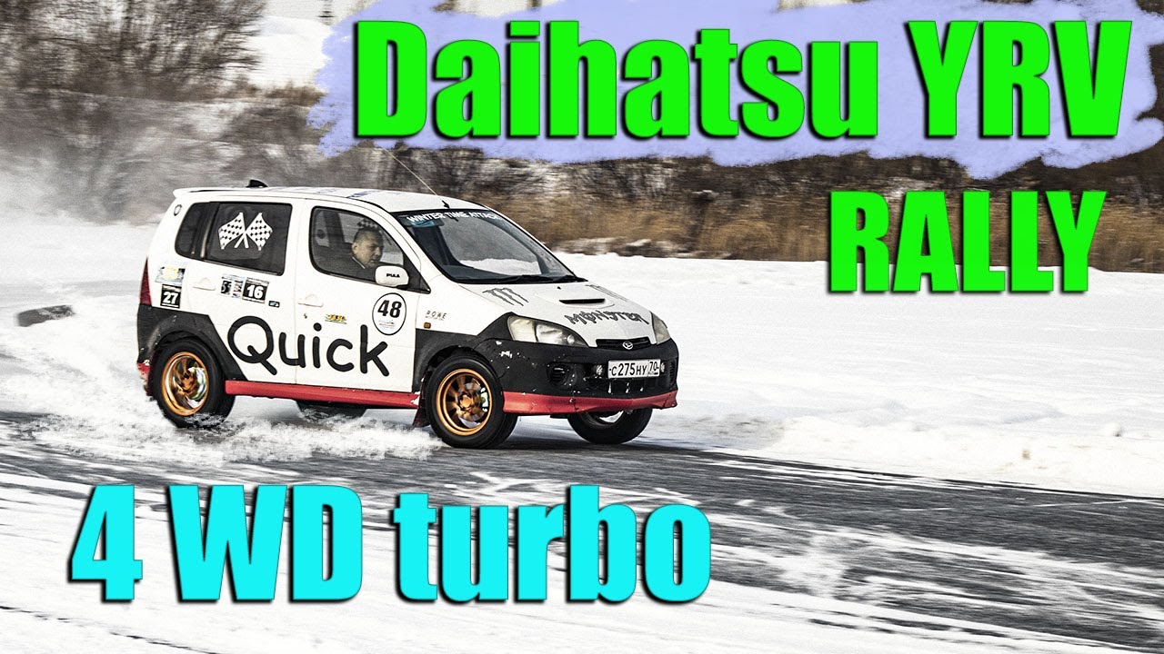 Daihatsu YRV 4WD Turbo Winter Rally - YouTube