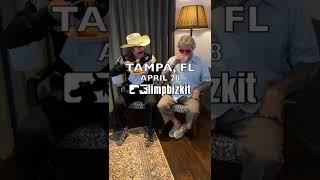 limp bizkit tv - wes borland & fred durst Tampa tonight!!! 28/04/2022