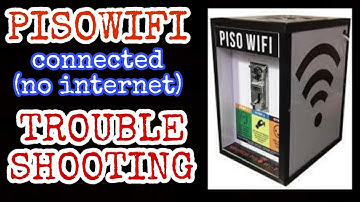 PISOWIFI NO INTERNET ANO ANG SOLUSYON???
