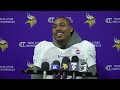 Justin Jefferson on J.J. McCarthy's Focus, Blocking for Teammates, Preparing for Packers Game & More