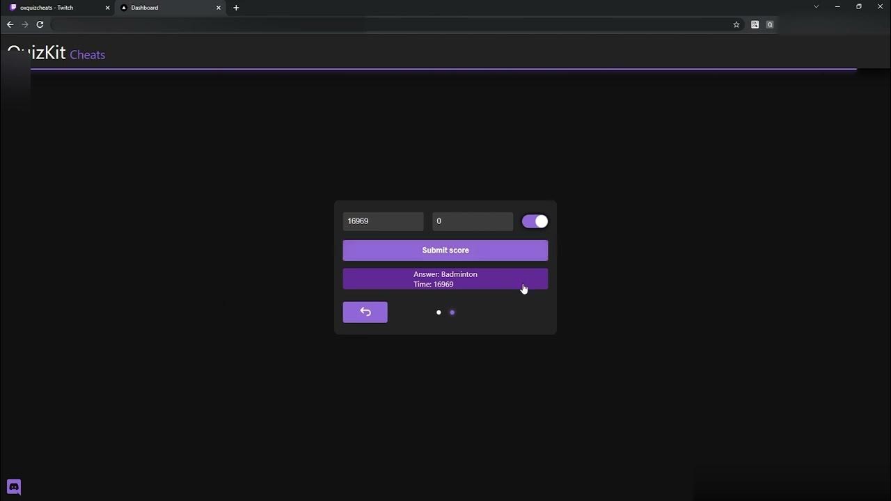 QuizKit Cheats [Twitch Extension] YouTube