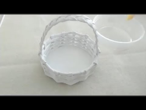 Video: Cómo Hacer Una Canasta De Papel