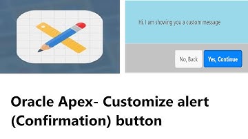 ORACLE APEX- Change alert button labels dynamically