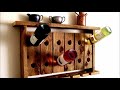 Wood Wall Wine Bottle Holder Wood Wall Wine Bottle Holder