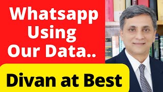 Whatsapp Using Data Our Data.., Divan in SC #SupremeCourt #LawChakra