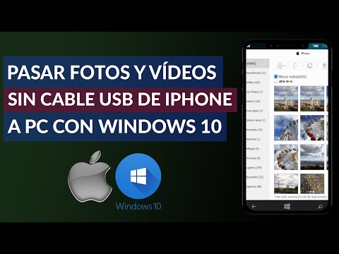 Cómo Pasar Fotos y Videos sin Cables USB de mi iPhone a PC Windows 10