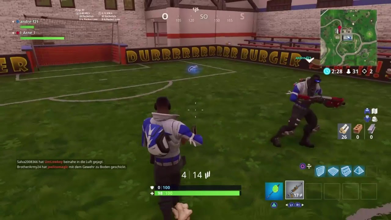 Fortnite Alle FuГџballfelder Fortnite Alle FuГџballfelder