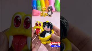 GUGU GAGA Cute Clay Mix With Gary De'Snake 🐍✨ #colormixing #clayart #gugugaga #cute #satisfyingart