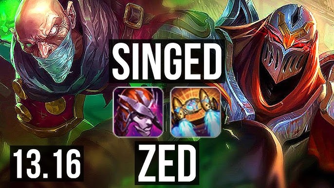 SINGED vs ILLAOI (TOP), Rank 4 Singed, 6/0/1, Dominating, EUW Grandmaster