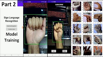 Sign Language Recognition Android App | TensorFlow Lite (GPU) | OpenCV | Training Model Part 2