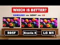 Samsung S95F vs Sony Bravia 8 vs LG M5: Ultimate 2025 TV Comparison