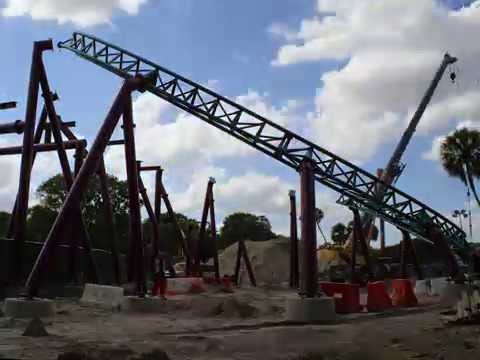 Time-Lapse: Cobra's Curse - First Ride Pieces | Busch Gardens Tampa
