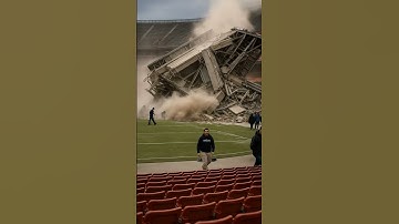Partial Collapse of Stadium Wall During Match.