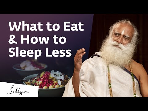 Tips To Eat Right x Sleep Less For Students - Sadhguru