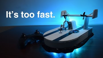 I Broke My Drone. So, I Turned It into a RC Hovercraft (Full Build Video)
