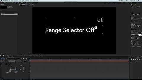 Adobe After Effects Range Selector Offset Tutorial