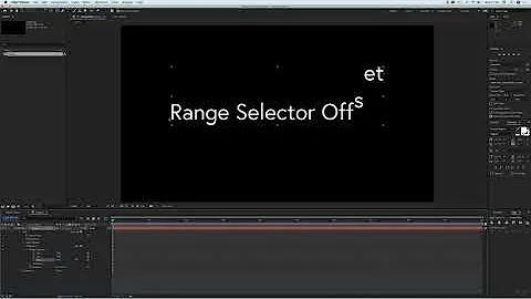 Adobe After Effects Range Selector Offset Tutorial