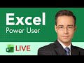 Excel Power User - LIVE