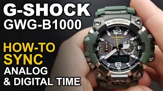 Gshock Mudmaster GWGB1000  Adjusting watch hands  Module 5713