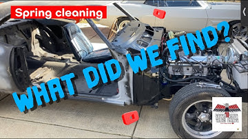 1969 Firebird Restoration, inspecting and installing body panels. Spring cleaning episode!