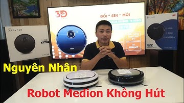 Hướng dẫn phân tích lỗi robot hút bụi Medion 18501, 18500 và tháo lắp robot Medion từ Lab 3D House