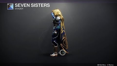 SEVEN SISTERS NOW AVAILABLE? │ Best shader in Destiny 2 now in Eververse! #Shorts