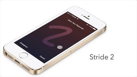 Stride 2: unlock your device with style on iOS 7