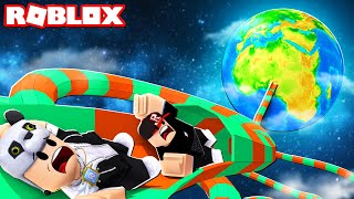 En Tepeden Aşağıya Kaydık !! Roblox