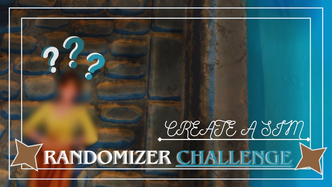Can the Randomizer Make a Sim Look Amazing?? : Sims 4 Create a Sim ...