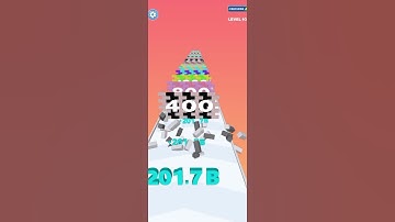 Number Shooting Merge Run (Lv.108) #satisfying #funnygames #shorts