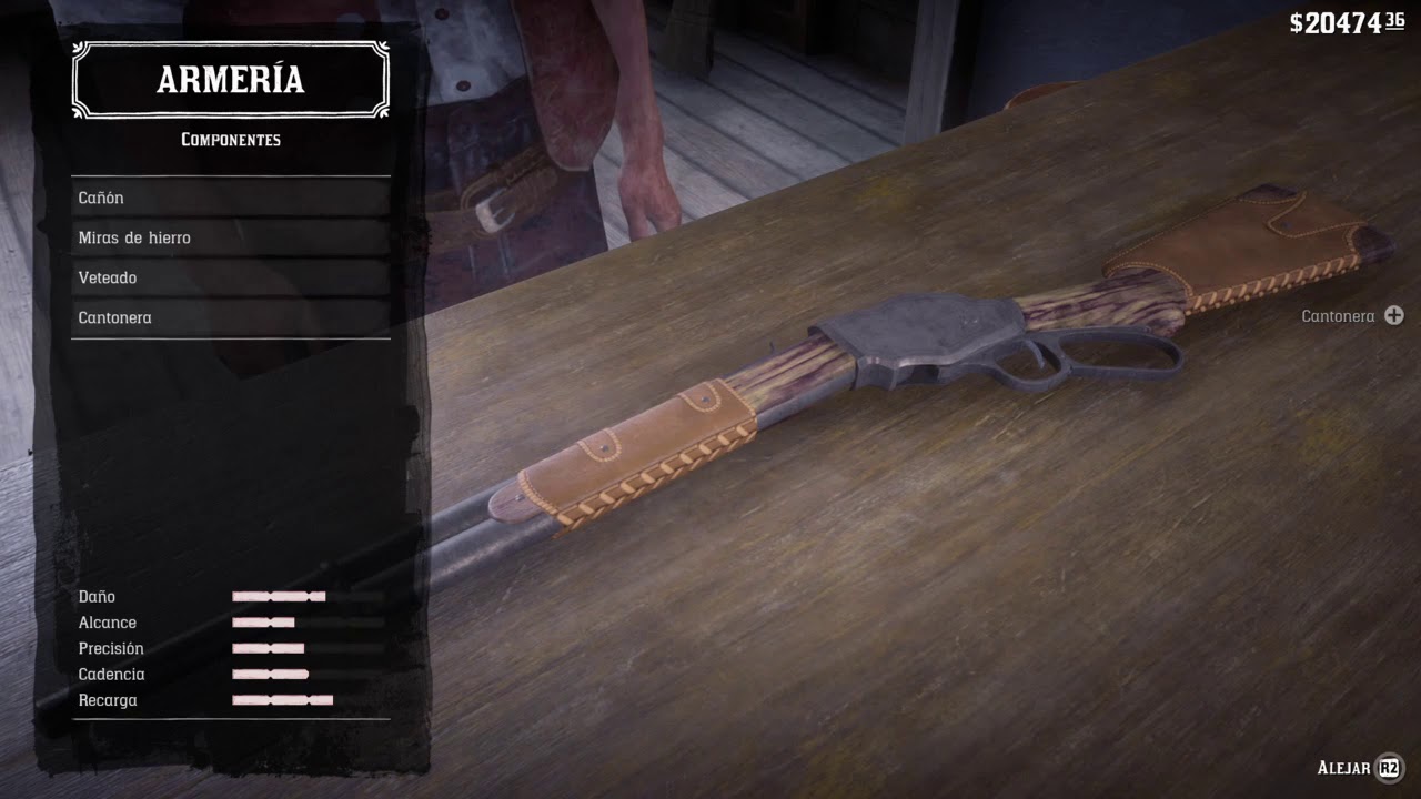 ESCOPETA DE REPETICION MEJORANDO ARMAS DE JOHN MARSTON Red Dead ...