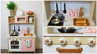 DIY- MODERN IKEA PLAY KITCHEN HACK!