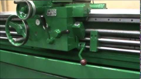 21" X 120" CLAUSING COLCHESTER ENGINE LATHE: STOCK # 62676
