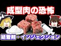 (ゆっくり解説)もはや別の食べ物!?激安ステーキ店で出される成型肉の恐怖に迫る