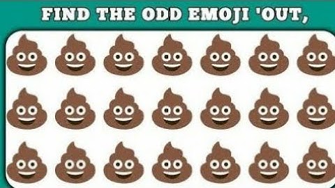 HOW GOOD ARE YOUR EYES #059 | Find The Odd Emoji Out | Emoji Puzzle Quiz | #quiz