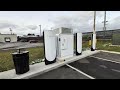 Whitney point, New York eight Tesla superchargers behind Arby's