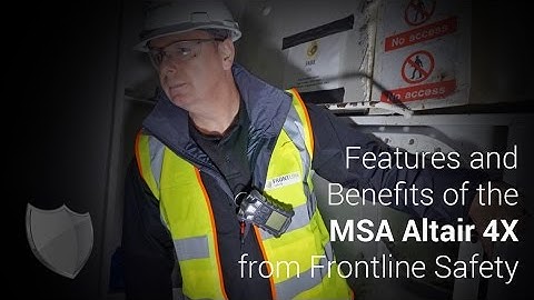 MSA Altair 4X Gas Detector from Frontline Safety