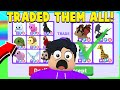 I Traded 9 MEGA NEON PETS in RICH ADOPT ME Servers.. (BEST TRADES)