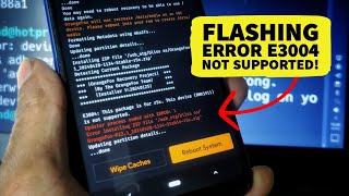 Hape Jadul Mentok Logo! Recovery Flash Error E3004 | Pindah ke Bliss OS Langsung Lancar