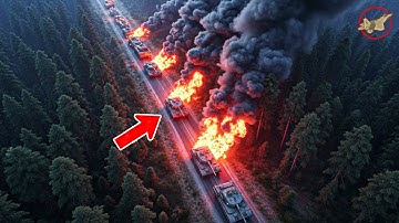 Ukraine SET a Trap for Russian Military Convoy – Then BLEW It Up