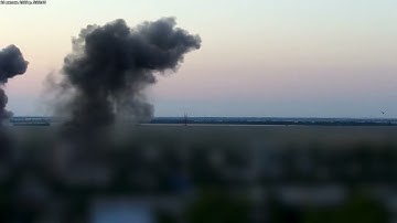 Миколаїв. Ранковий прильот. Відео опублікував Віталій Кім