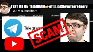 Steve T tried to SCAM ME !  (Text me on Telegram).