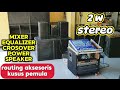 ROUTING Aksesoris lengkap mode 2W STEREO kusus untuk pemula