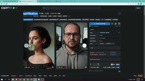 How to use Stable Diffusion on low-end PC - One Click Google Colab Notebook - epiCRealism model