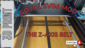Sovol SV06 mod - Z Axis Belt- the one mod you should do!!!