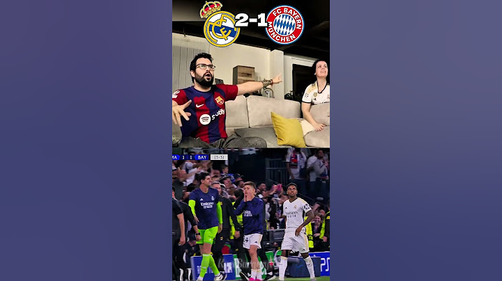 😱Reaccion de un culé al Real Madrid 2 Bayern 1⚽️🔥