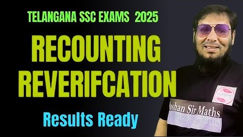 TS SSC EXAMS 2025 | RECOUNTING & REVERIFICATION RESULTS READY..!