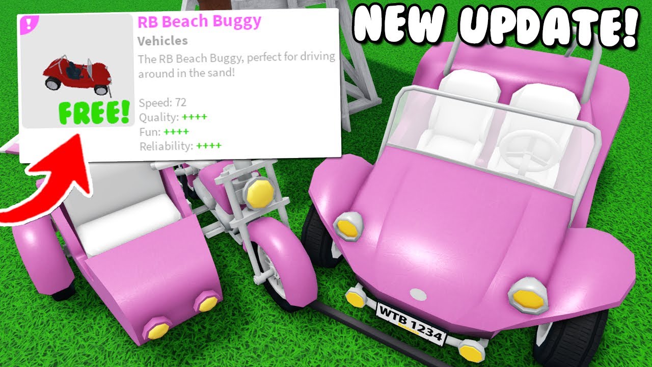 How To Get A *FREE* BEACH BUGGY! New Summer UPDATE! (Roblox Bloxburg)'s Banner