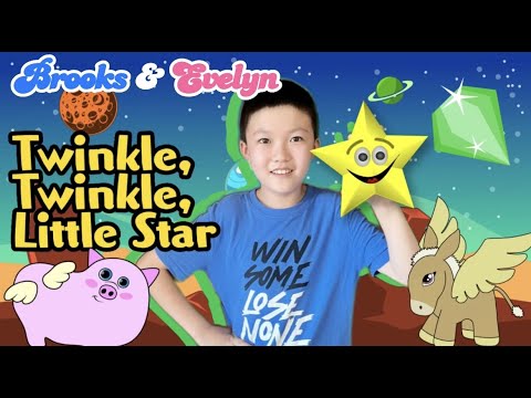Twinkle Twinkle Little Star+小星星儿歌+Sing & Action Along+Nursery Rhyme ...