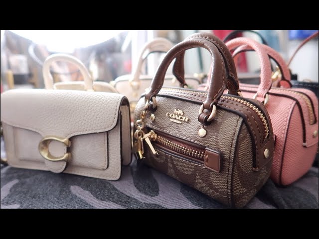 COACH MINI GALLERY TOTE CHARM WIMB !!!!! - YouTube